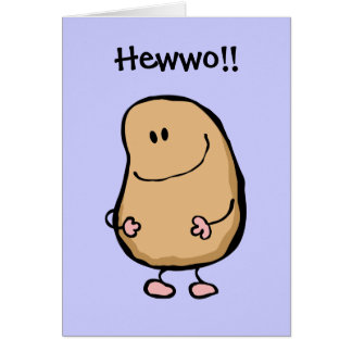 Cartão Sr. Humano Feijão