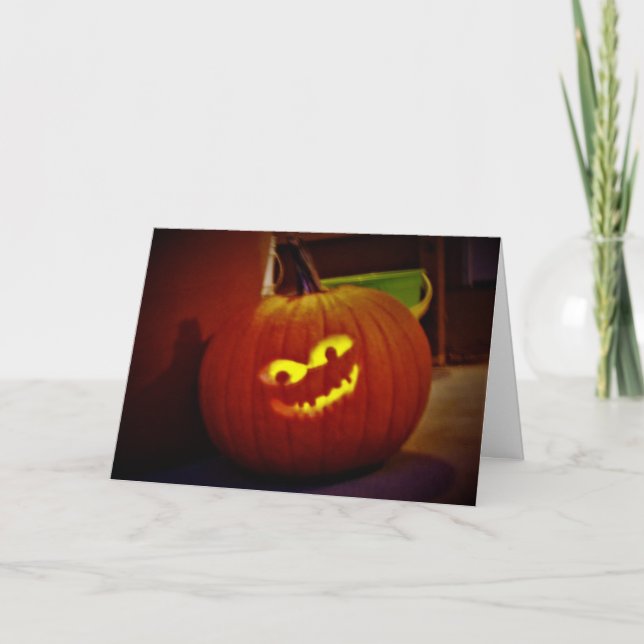 Cartão "Sr. Menace" Hallowe'en Card (Frente)