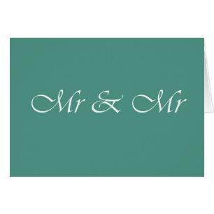 Cartão Sr. & Typografia