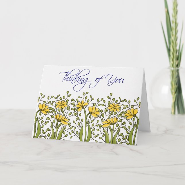 Cartão Sra Bren Pensando em Você (Frente)