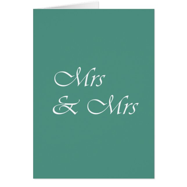 Cartão Sra. e Sra. Typografia (Frente)