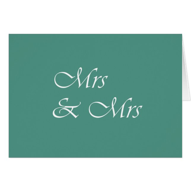 Cartão Sra. e Sra. Typografia (Frente Horizontal)