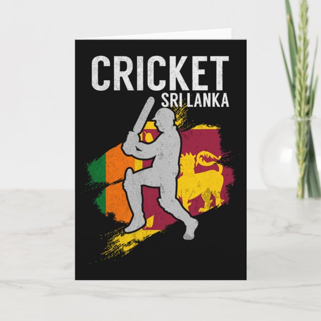 Cartão Sri Lanka Cricket Team  (Frente)