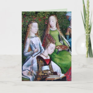 Cartão SS. Apolônia e Lúcia (com Sta. Úrsula) Card