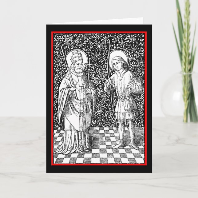 Cartão SS. Fabian & Sebastian (BG 01) (Frente)