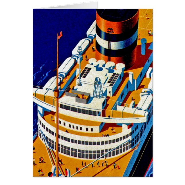 Cartão SS Nieuw Amsterdam (Frente)