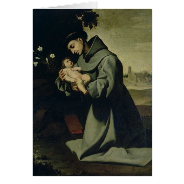 Cartão St Anthony de Pádua (Frente)