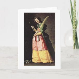 Cartão St. Appolonia By Zurbaran De Francisco