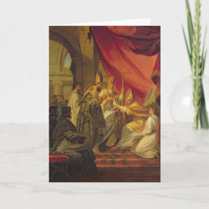 Cartão St Augustine ordenou como o Bishop