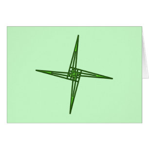 Cartão St. Brigids cruz cross Irlanda país de irlandês