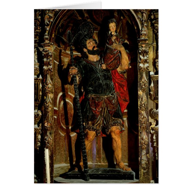 Cartão St Christopher, 1597 (Frente)