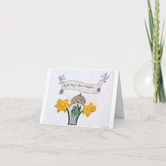 Cartão St David's Day Card 1st Pl. WSCO