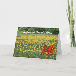 Cartão St. David's Day Daffodils