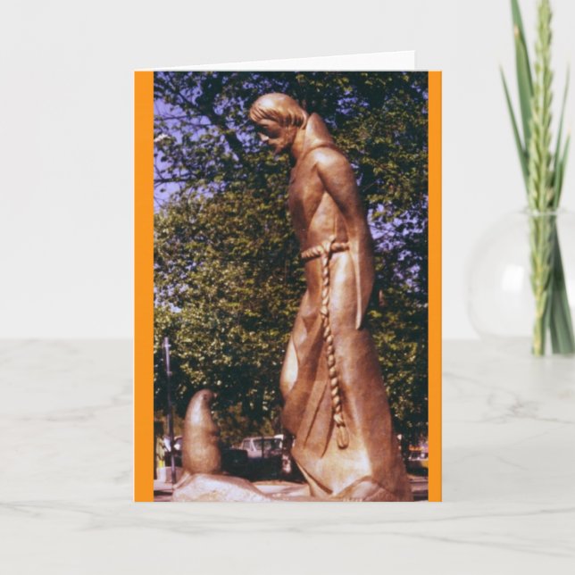 Cartão St Francis and the Prairie Dog (Frente)