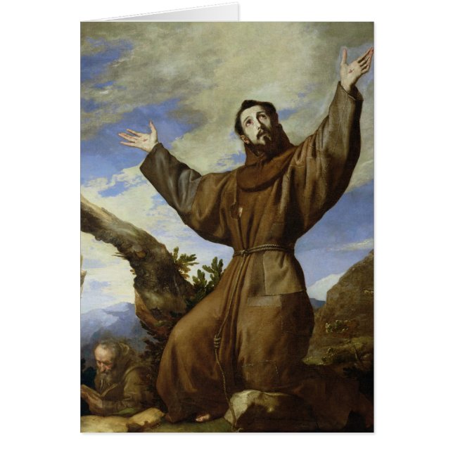 Cartão St Francis de Assisi 1642 (Frente)
