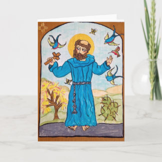 Cartão St Francis of Assisi from the original Retablo