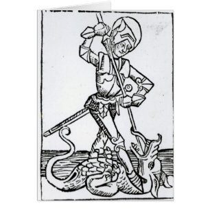 Cartão St George, 'do Liber Chronicarum