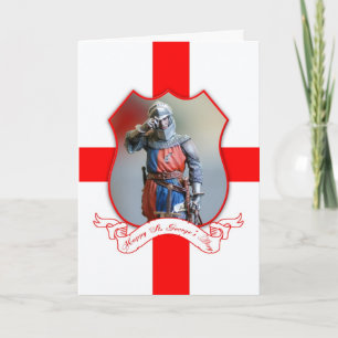 Cartão St. George's Day Greeting Card With Knight