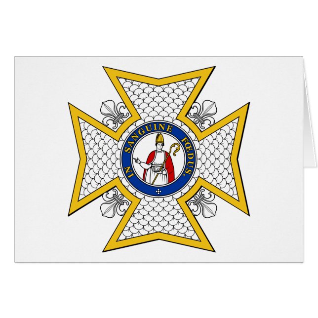 Cartão St. Januarius (Nápoles) (Frente Horizontal)