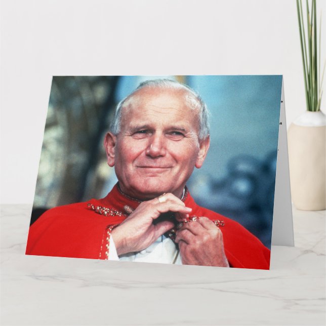 Cartão St. John Paul II, Prayer Card (Frente)