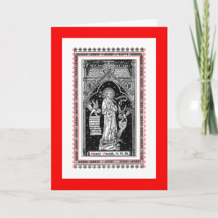 Cartão St. José, Padroeiro da Igreja (DT 01)