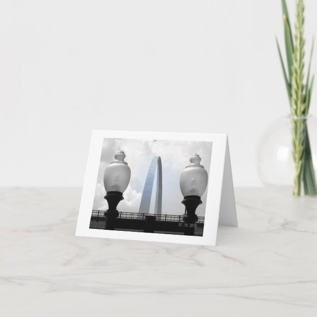 Cartão St. Louis Arch Notecards (Frente)