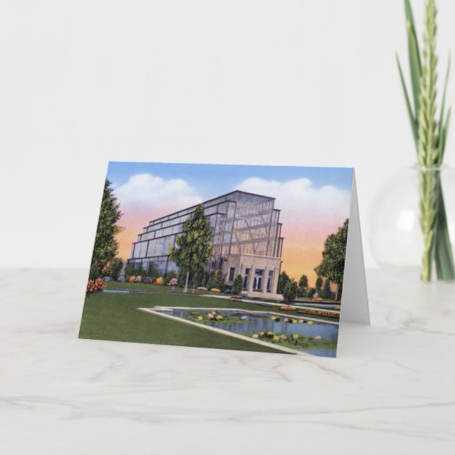 Cartão St. Louis Missouri The Jewel Box Forest Park (Frente)