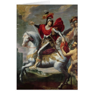 Cartão St Martin que compartilha de seu casaco com o