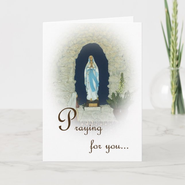Cartão St. Mary Catholic Church - Sympathy Card (Frente)