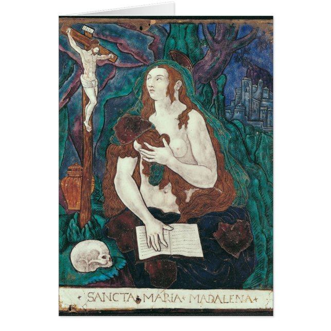 Cartão St Mary Magdalene, oficina de Limousin (Frente)