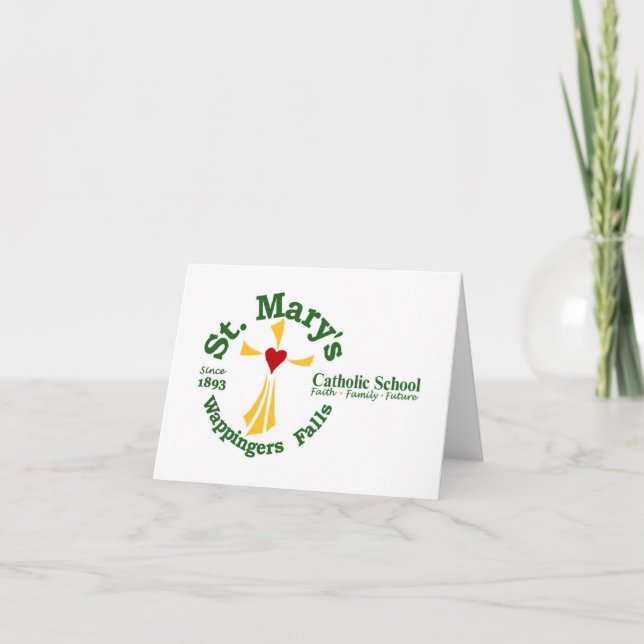 Cartão St. Mary's Catholic School Note Cards (Frente)