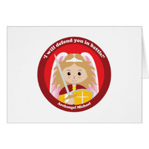 Cartão St Michael o arcanjo