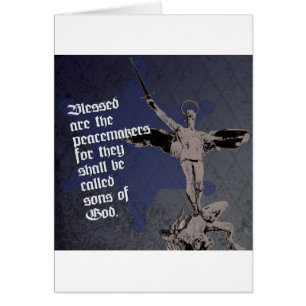 Cartão St Michael - santo padroeiro dos agentes da