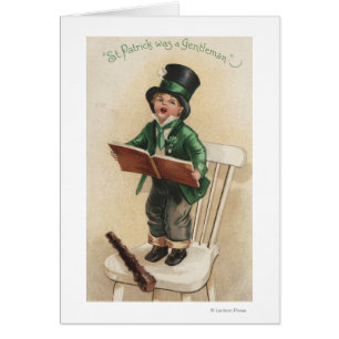 Cartão St Patrick era um cavalheiro
