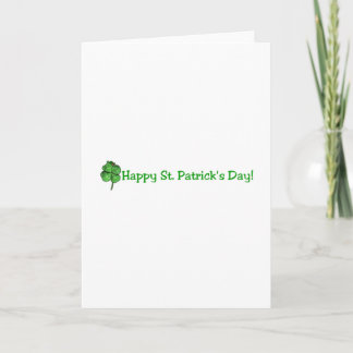 Cartão St. Patrick’s Day - Go Irish!