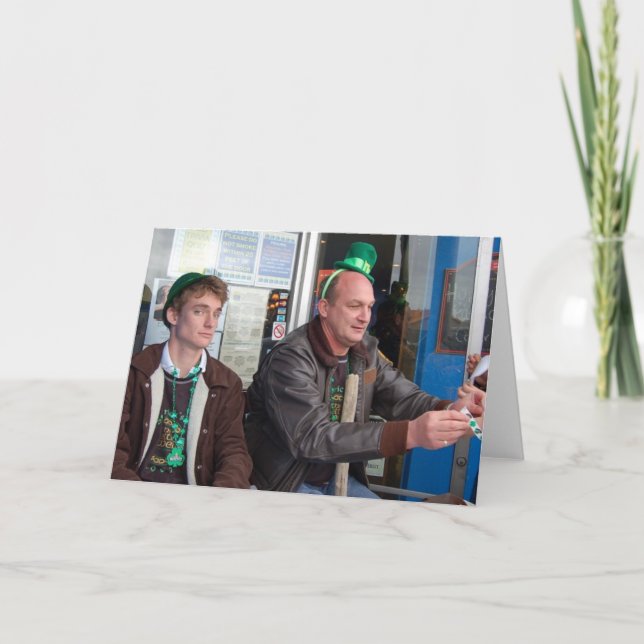 Cartão St. Patrick's Day (Frente)