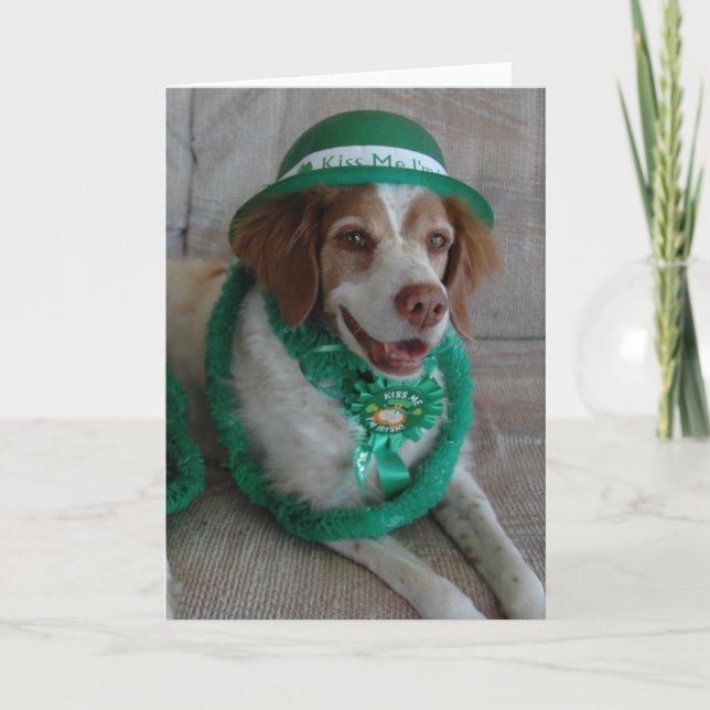 Cartão ST. PATRICKS DAY BRITTANY - Customized (Frente)