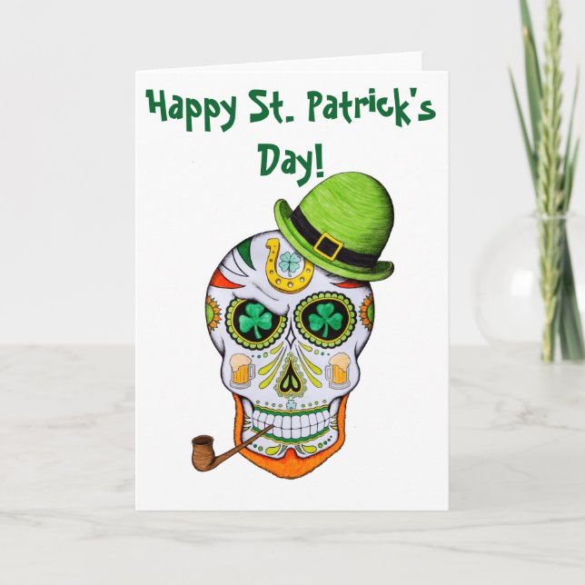 Cartão St. Patrick's Day Card (Frente)