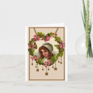 Cartão St. Patricks Day Girl Card