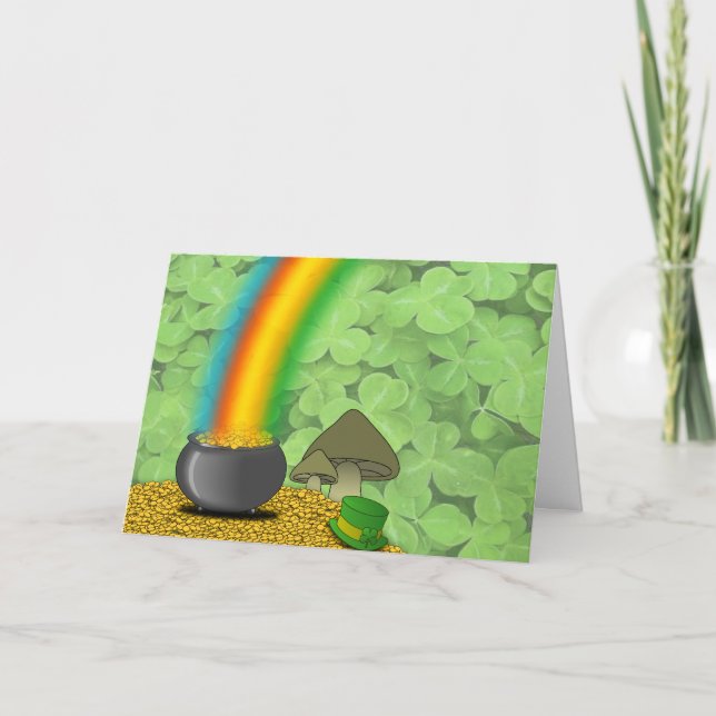 Cartão St. Patrick's Day Greeting Card (Frente)