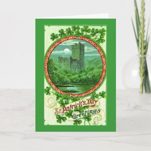 Cartão St Patrick's Day greetings