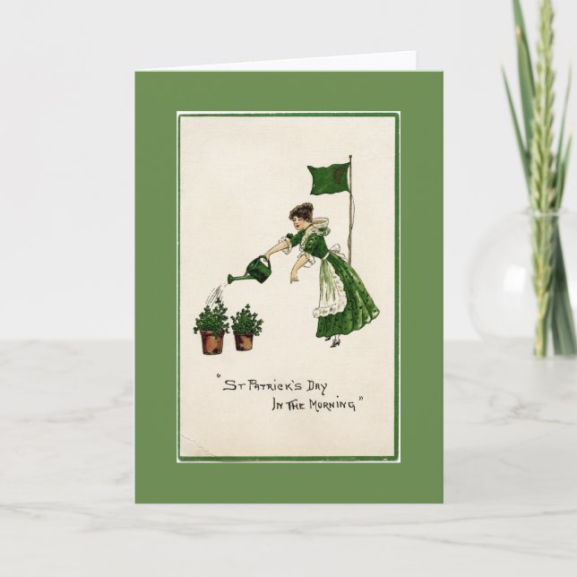 Cartão St. Patrick's Day in the Morning Greeting Card (Frente)