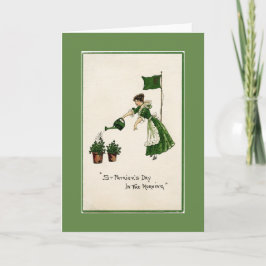 Cartão St. Patrick's Day in the Morning Greeting Card