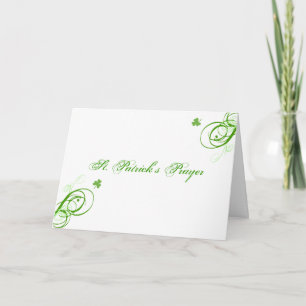 Cartão St. Patrick's Prayer Card