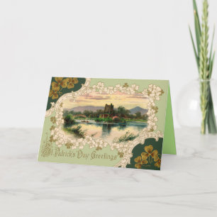 Cartão St. Patricks Vintage greeting card