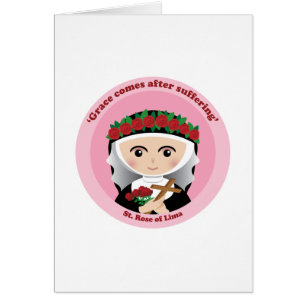 Cartão St. Rosa de Lima