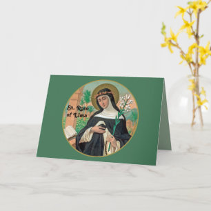 Cartão St. Rosa de Lima (Detalhe; K 48)
