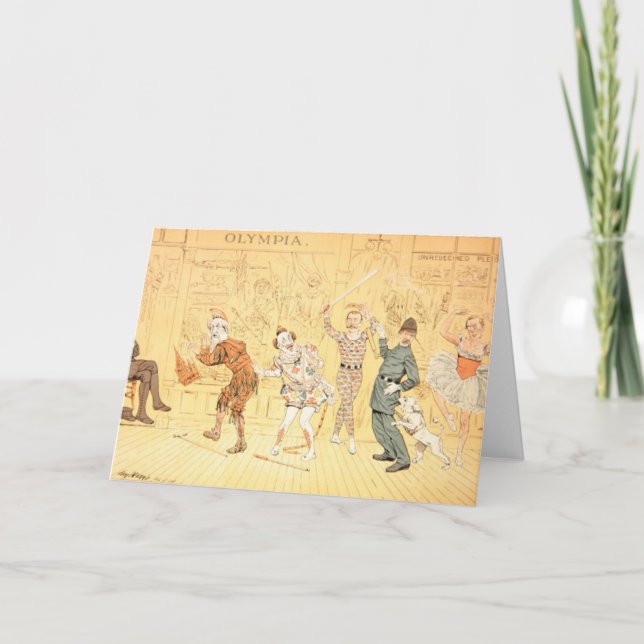 Cartão St. Stephen's Pantomime (Frente)