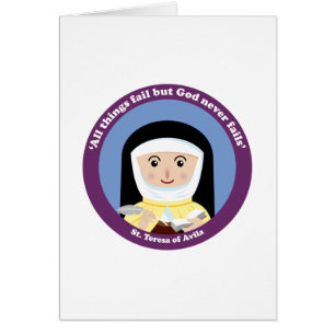 Cartão St Teresa de Avila