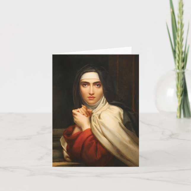 Cartão St. Teresa of Avila Card  (Frente)